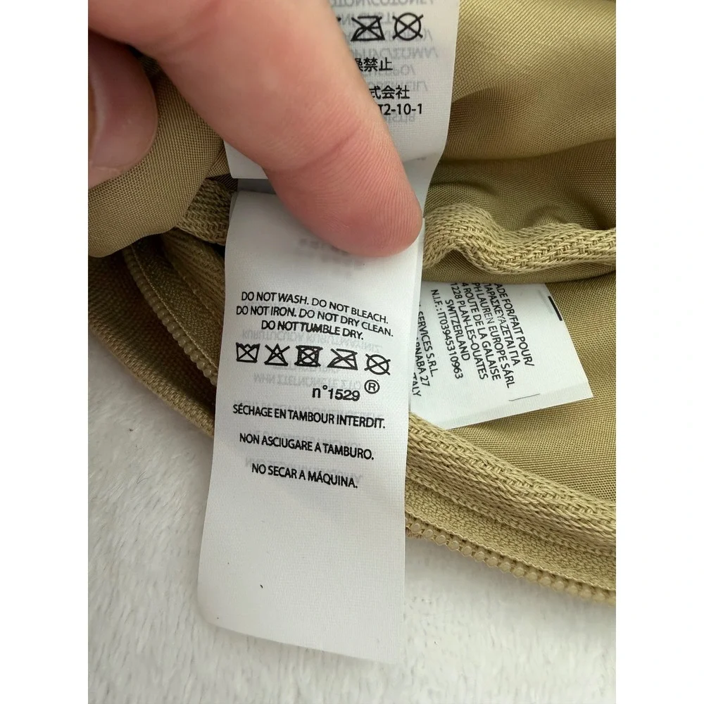 Polo Ralph Lauren Polo Bear Canvas Belt Bag Khaki Waist Crossbody Fanny Pack